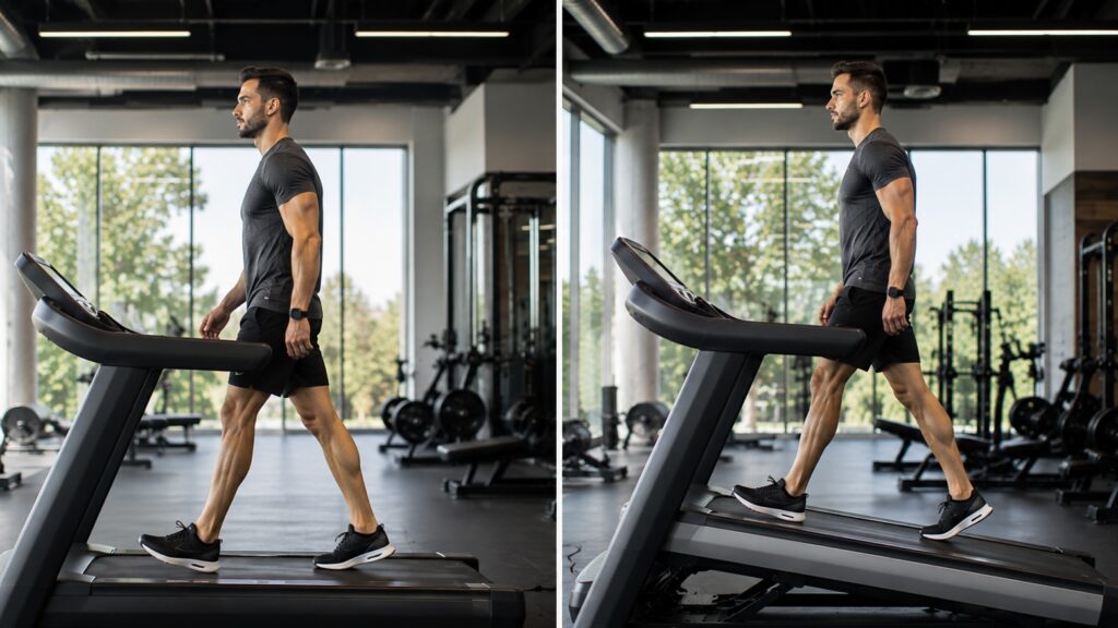 Flat treadmill walking compared with incline walking calorie burn